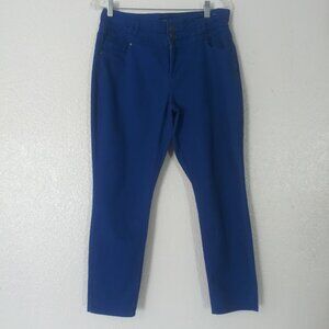 Blue Spice Women's size 15 Royal Blue Cropped Pants